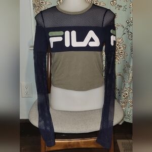 Fila fitted Crop Top